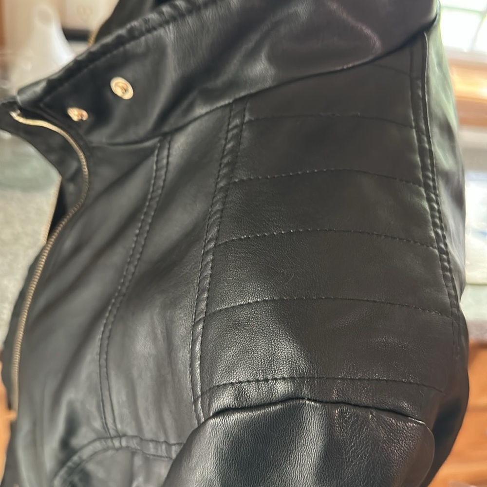 CiSono Pleather Biker Jacket - Picture 5 of 7